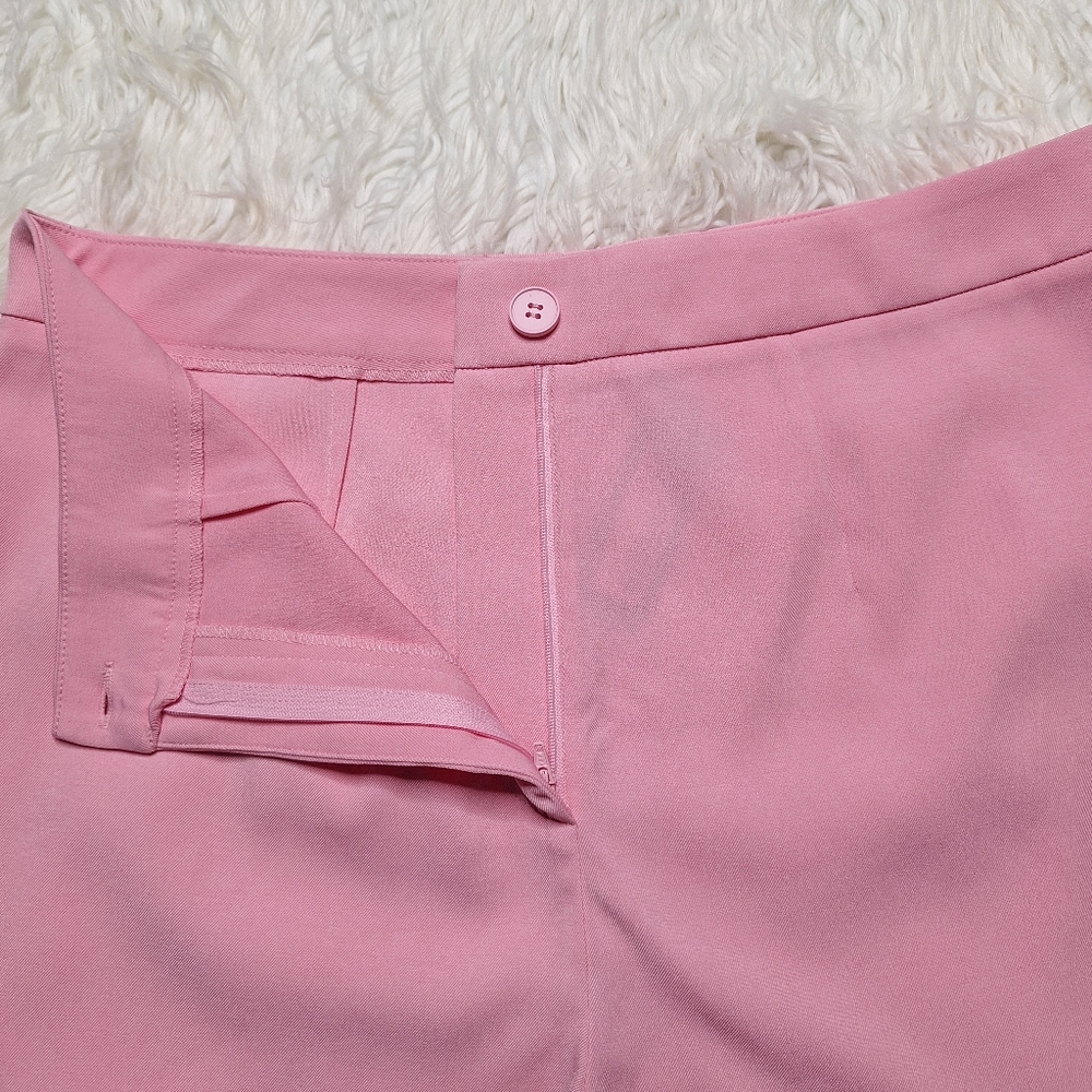 NEW Pretty Little Thing Tall Baby Pink Tailored Shorts - Picture 6 of 11